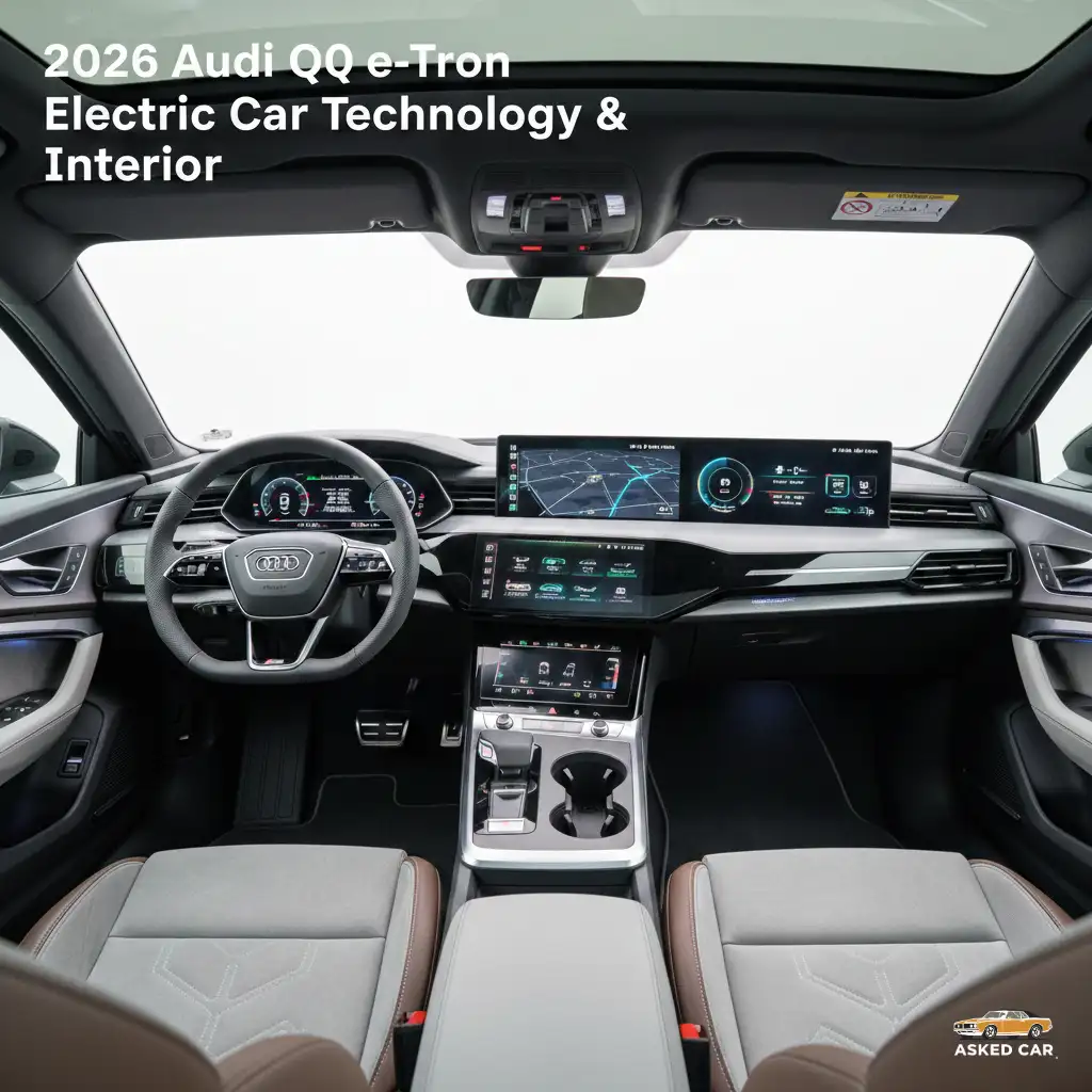 2026 Audi Q6 e-Tron Electric Car Technology & Interior