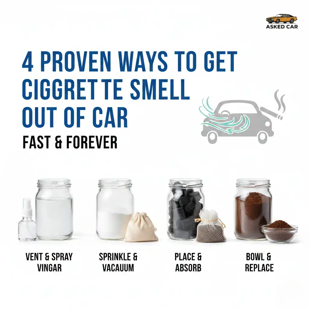 4 Proven Ways to Get Cigarette Smell Out of Car Fast & Forever